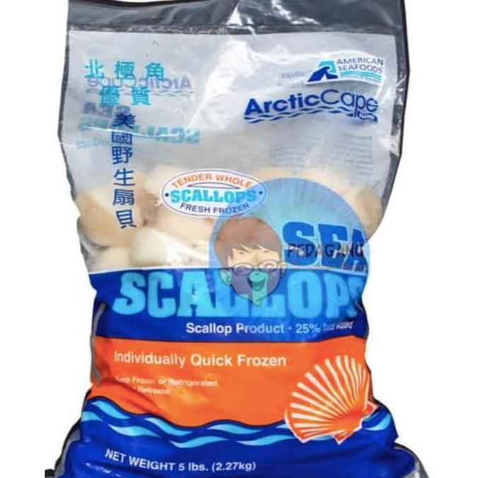 FARAHGUZZ_ - SCALLOP /MUKIMI US/ 2.27KG/ USA/ KERANG LAUT