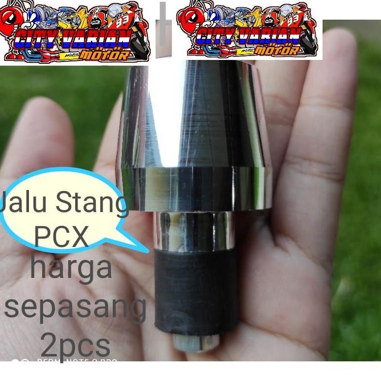 Diskon Jalu Bandul Stang Universal Pcx Warna Chrome Harga Sepasang Jalu Stang Pcx Vario New Beat Sco