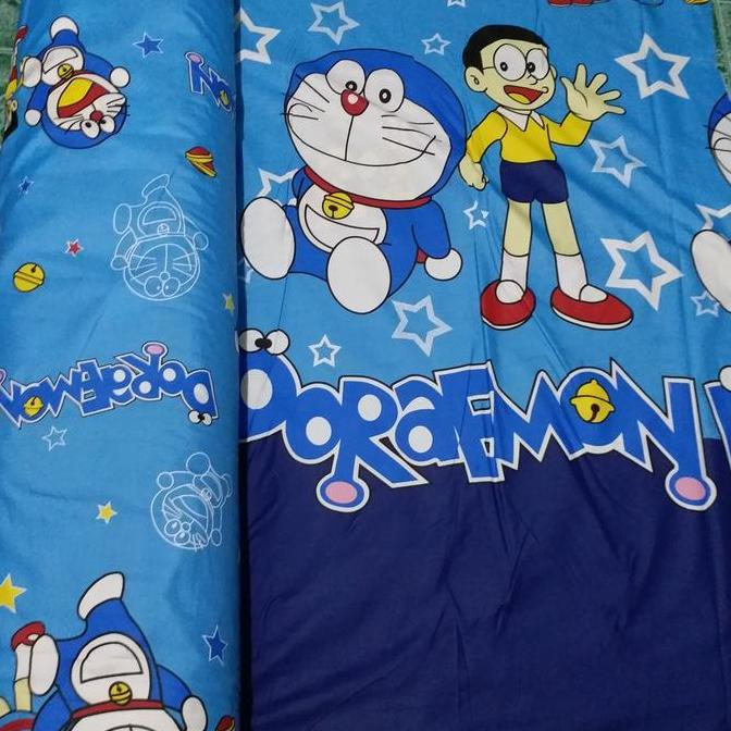Bahan kain sprei meteran - doraemon lebar 240 cm