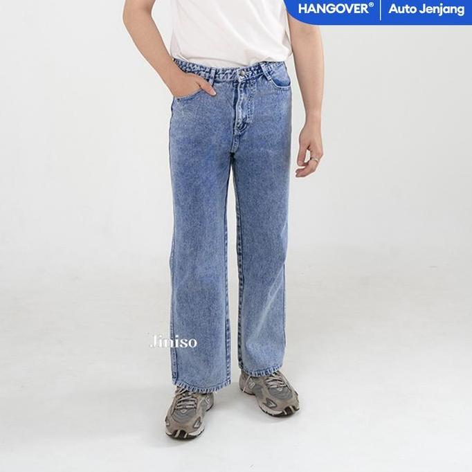 JINISO HANGOVER - 811 Highwaist Loose Jeans Pria