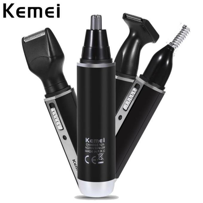 SISIMANG_BENANG - KEMEI 6630/31 ALAT CUKUR / PENCUKUR KUMIS JENGGOT DAN BULU HIDUNG CAS