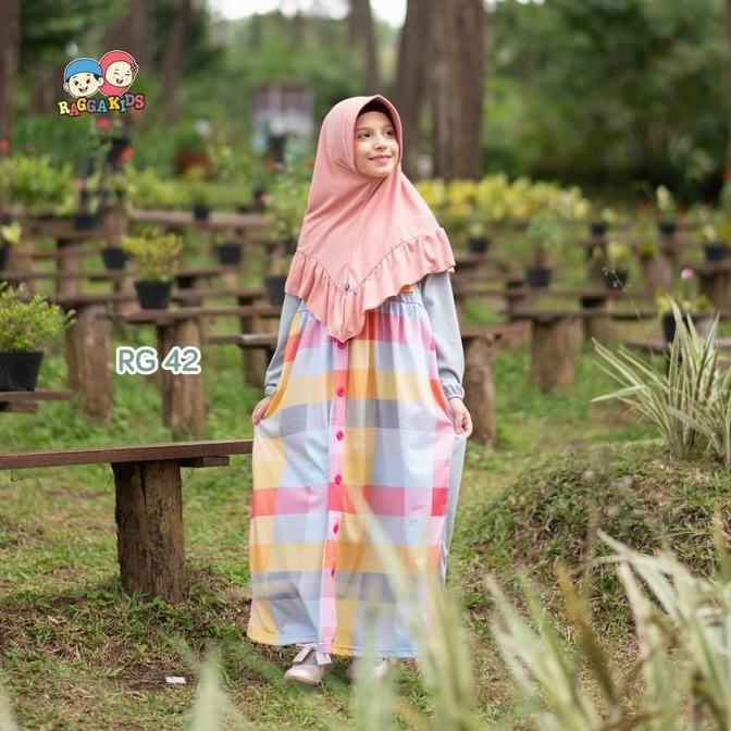 Jilbab Anak Aisyah Raggakids Warna "Dusty Pink"(2-14th)