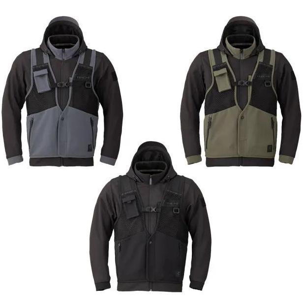 Rs Taichi RSJ347 Overlap Mesh Parka Jacket