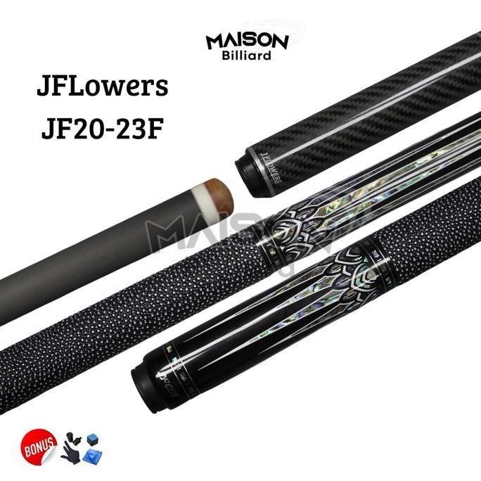 JFlowers Stick Billiard JF 20-23 Stik Carbon dengan Extension JF20-23F - Tip Moori Tip Ferrule Super