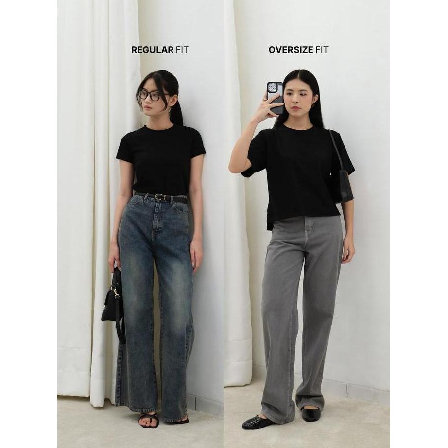 Kaos Basic Wanita | Everyday T-Shirt | HULM