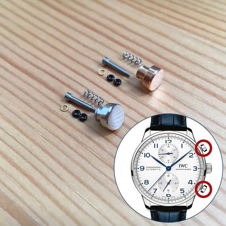 watch push button for IWC Portugieser IW3714 chronograph watch pusher  parts
