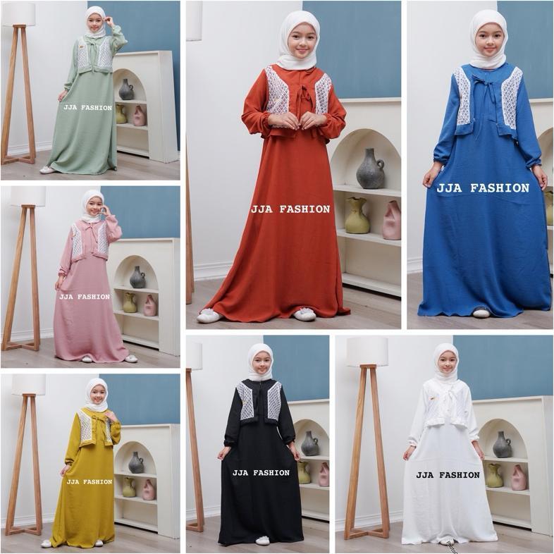 Hot Sale Gamis Anak Tanggung Gamis Remaja Gamis Anak Perempuan 3-14 Tahun Gamis Anak Putihbaju Gamis