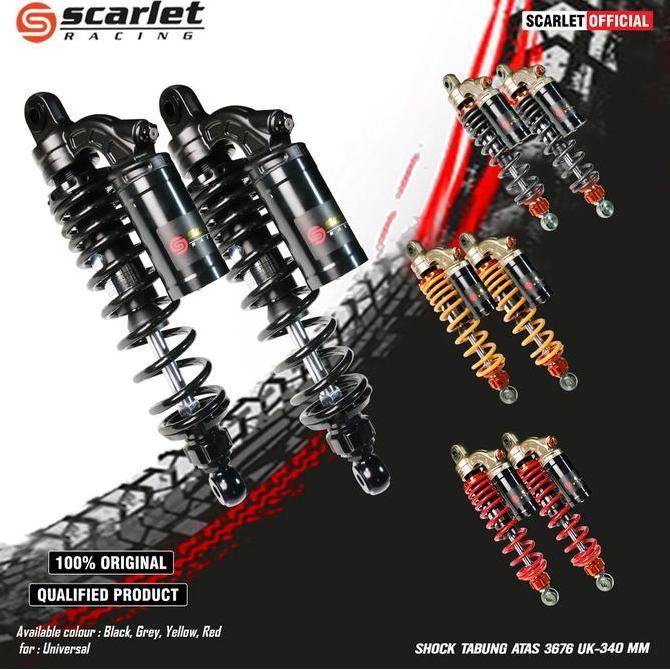 Scarlet Racing - Shock Tabung Atas 3676 Ukuran 280mm 320mm 340mm (O+U)