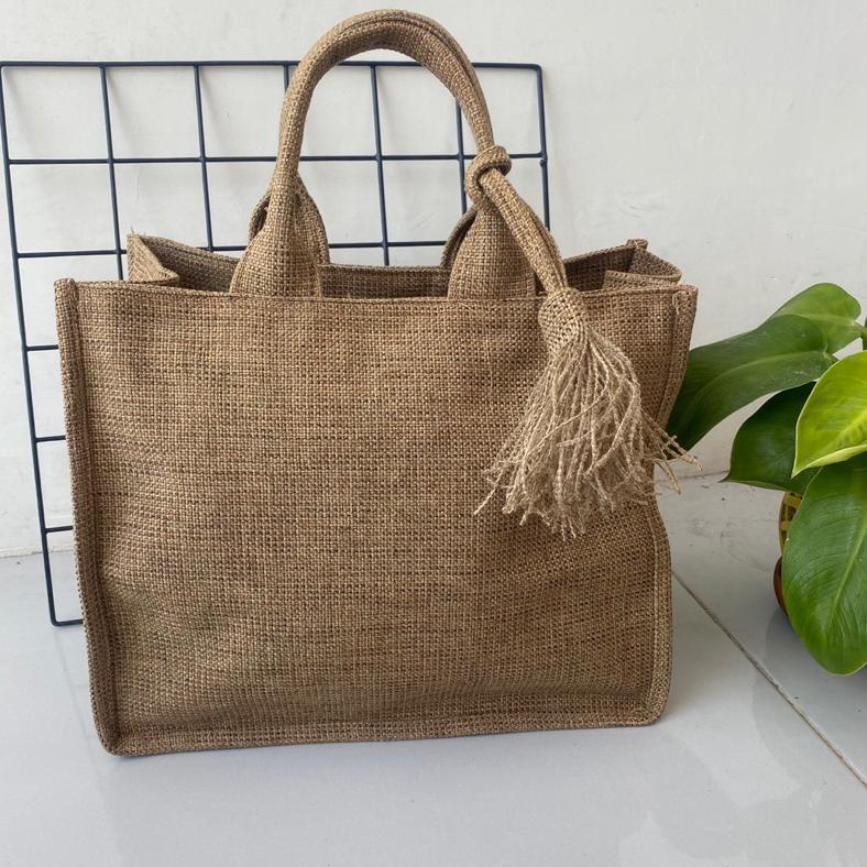 Murah  Tas Goni Tote Bag Karung Goni Hand Bag Tas Souvenir Hampers Wanita