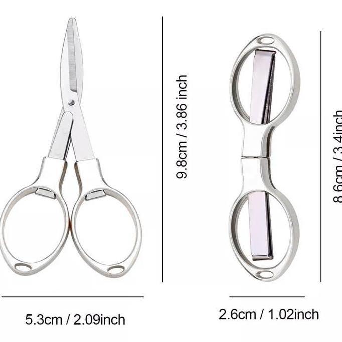 Ready Gunting Lipat Portable Stainless Steel Gunting Lipat Mini Gunting Lipat Mini untuk Tahalul Haj