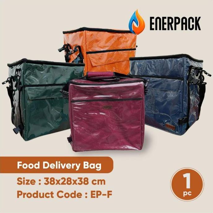 NEW ENERPACK TAS GOFOOD GRABFOOD TAS OJOL - TAS DELIVERY TAS MOTOR EP-F ORI