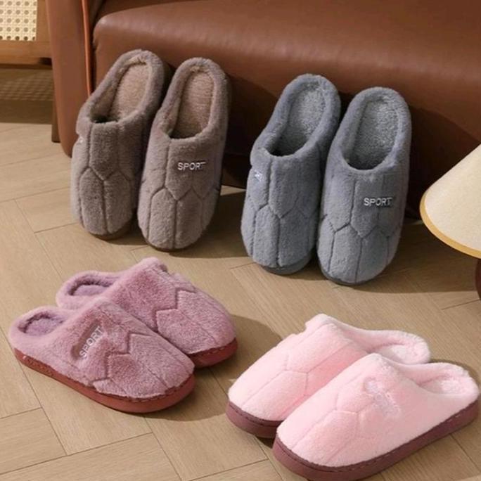 Sandal Pria Wanita 131 Rumah Santai Bulu Empuk PT