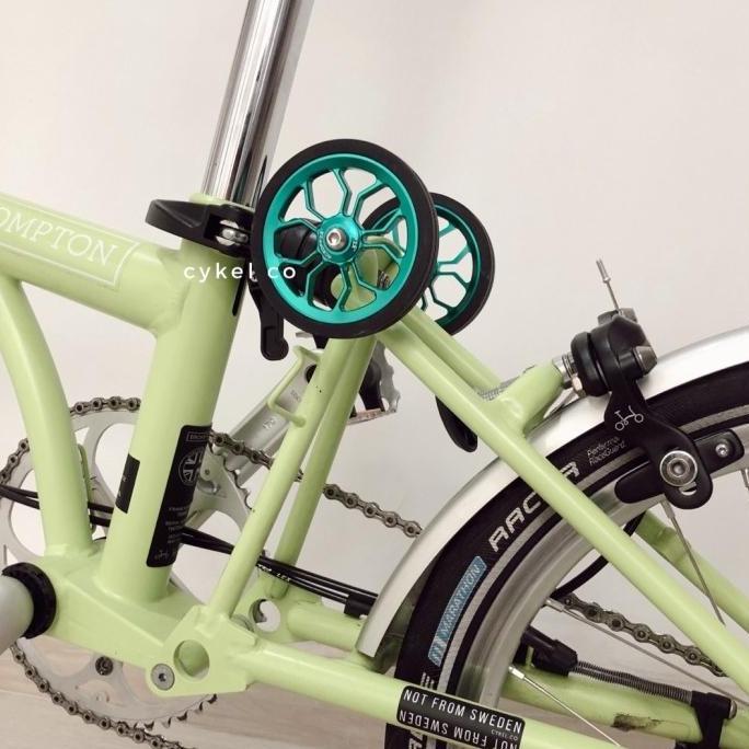 Oversized Easy Wheel Brompt Folding Bike Easywheel Aceoffix
