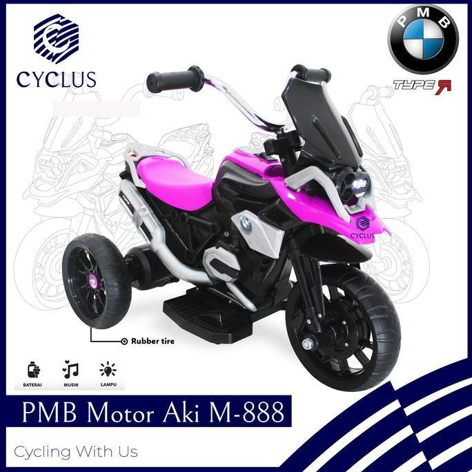 Motor Listrik Aki Mainan Anak Ninja PMB M-888 M888 Murah