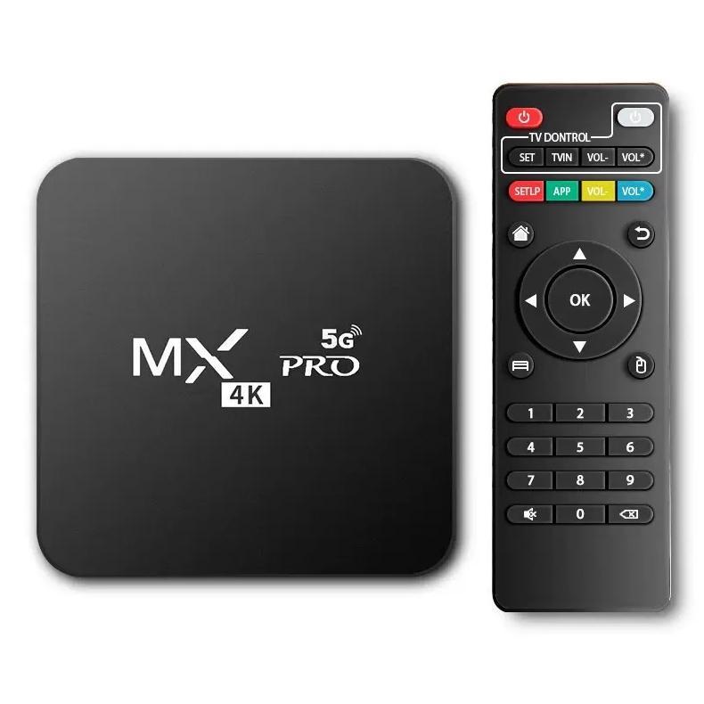 TERBARU VIVERR store Tvbox Androit TV Box MXQ 4K HD 8GB/128GB Androit Wireless Wifi core androit 13.