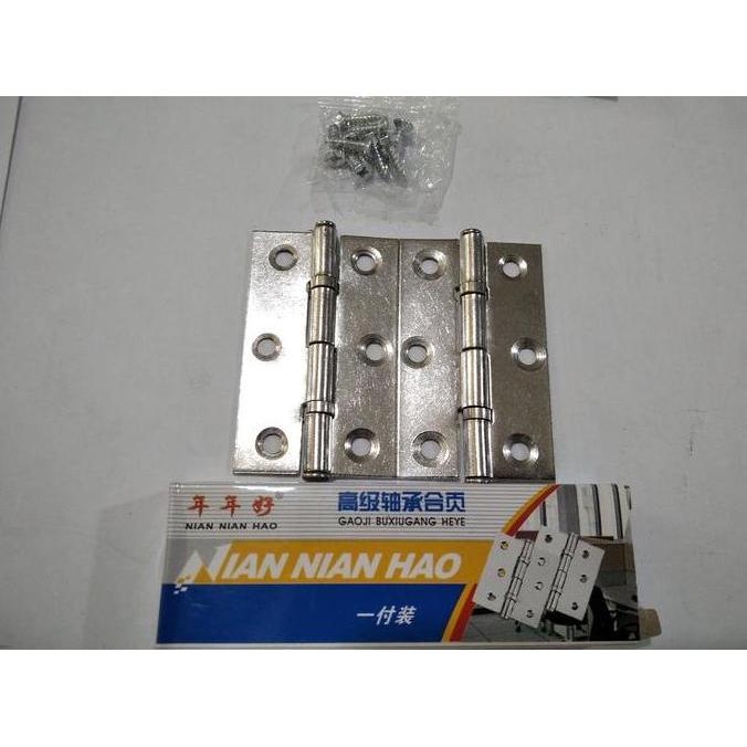 Ready engsel pintu jendela 2.5 inch stainless hinge engsel kupu 62 mm