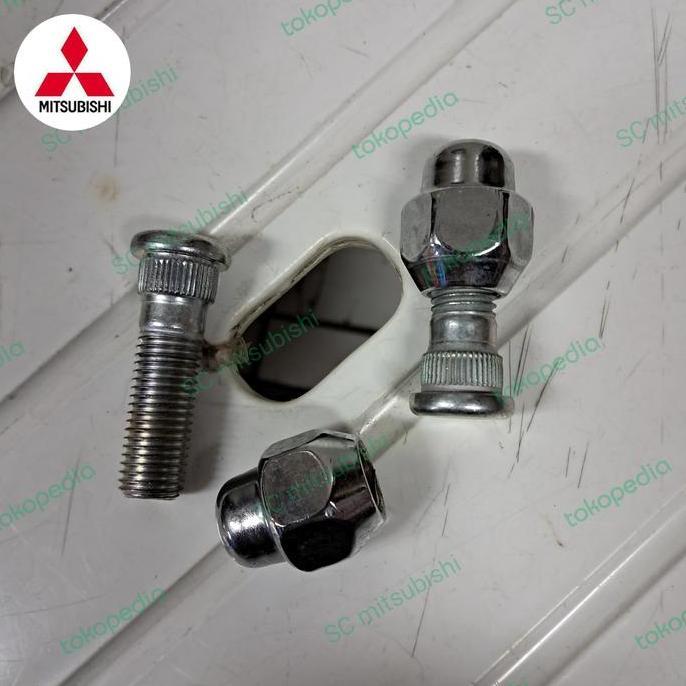 NEW Mur dan Baut Roda SET Mitsubishi Xpander Mirage OEM