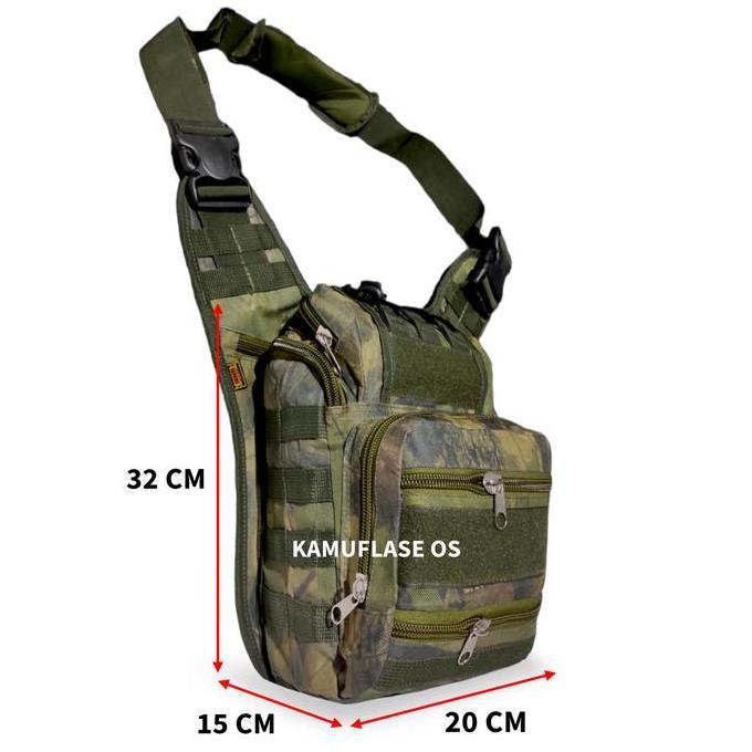 Tas Selempang camo sporty Tas camera army tas camo