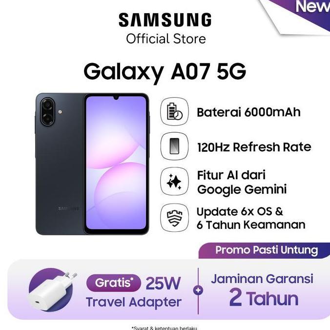 iqorida22 - samsung galaxy a07 5g [6/128gb] - 6000mah | android | ip54