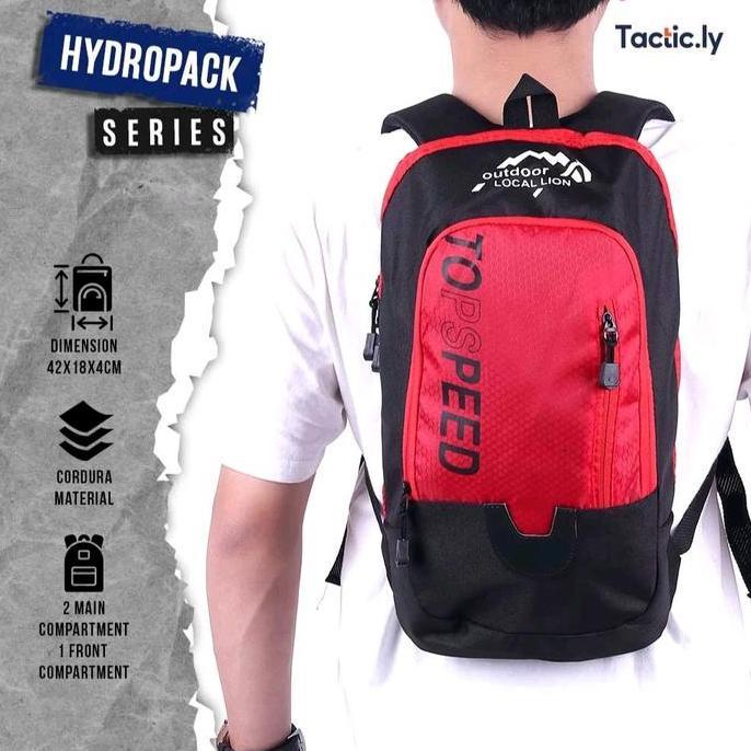 Tas Ransel Pria Kecil Hydropack Tas Punggung Cowok Topspeed Tas Sepeda Olahraga Running