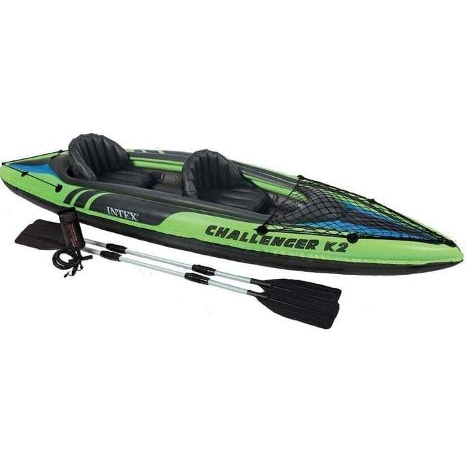 TERMURAH - Perahu Karet / Challenger K2 Two Person Kayak Set - INTEX #68306