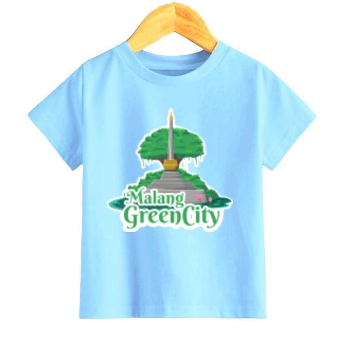 Baju Atasan Kaos Anak MALANG GREEN CITY