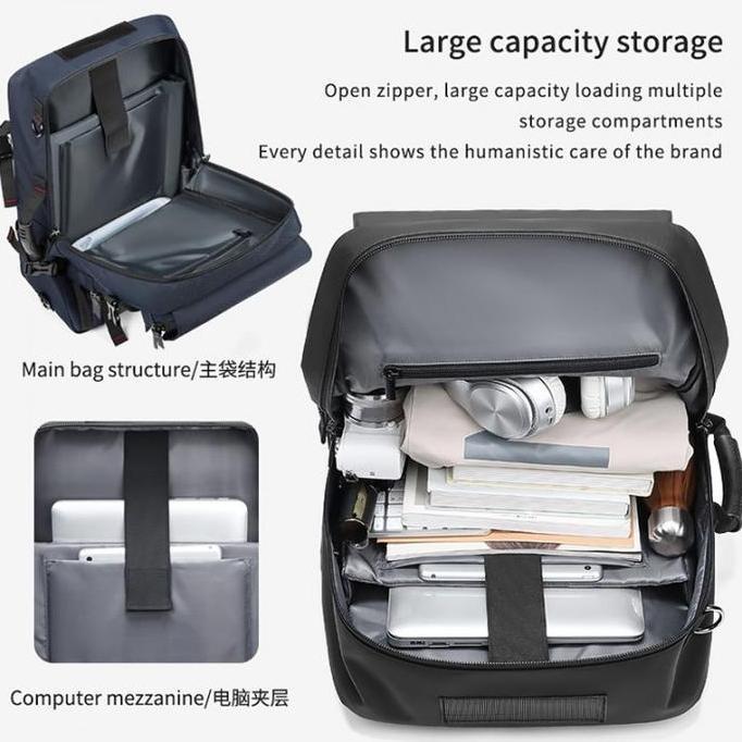 OUTWALK 7768 New Backpack Premium Outdoor - Tas Ransel Laptop 17 Inch