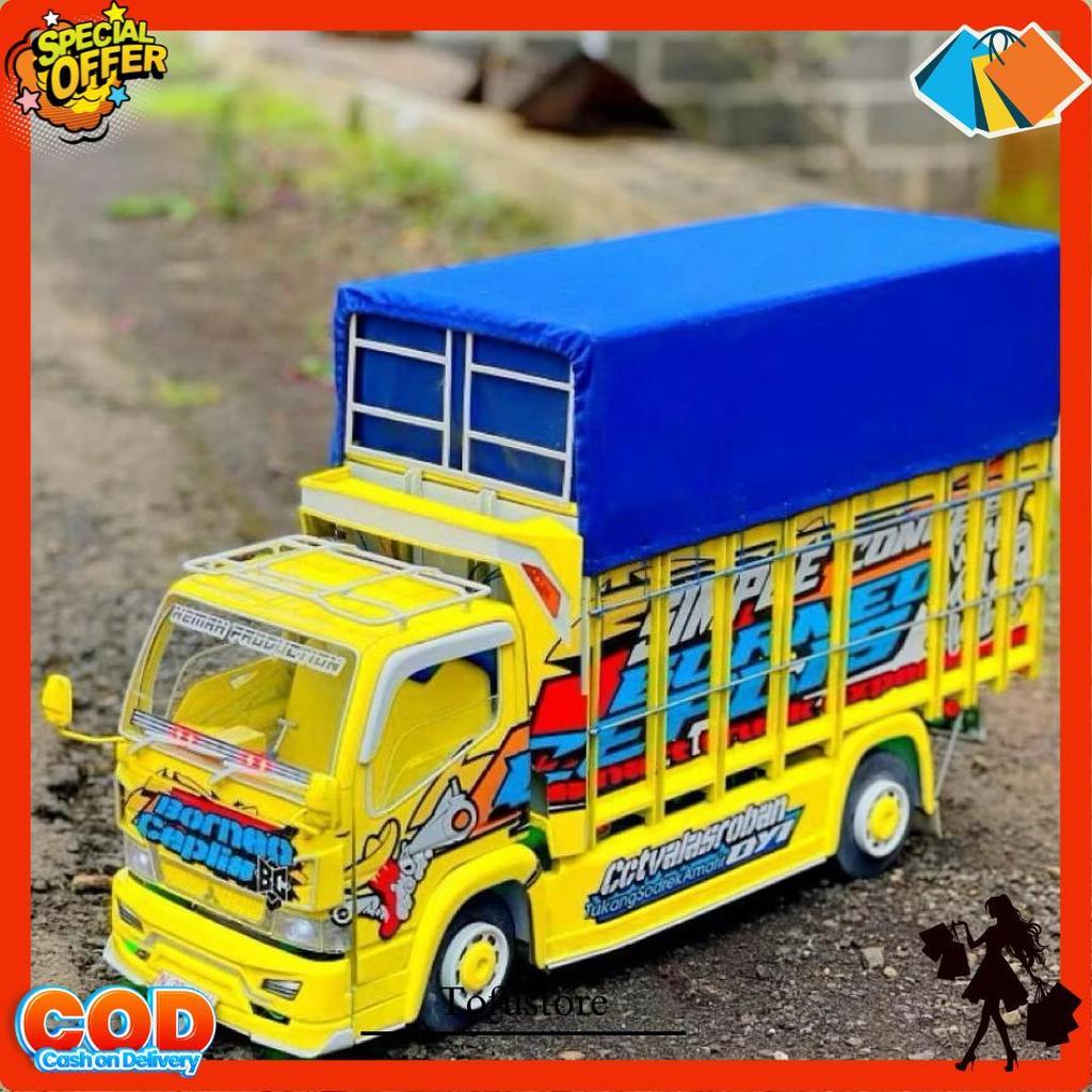 Terlaris Miniatur Truk Oleng Kayu Tahan Banting Baru