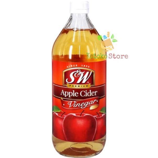 SW Apple Cider Vinegar / Cuka Apel SW / S&W Cuka Apel 473ml