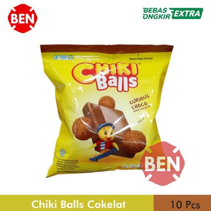 Chiki Balls Cokelat Coklat 10g 10gr 10 g gr - Ball Choco Murah Dus
