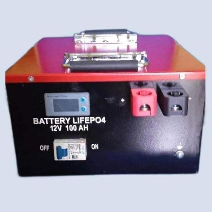 New Smart Battery Lithium Lifepo4 12V 24V 25.6V 100Ah 200Ah 400Ah High Perfomance Solar Baterai Powe