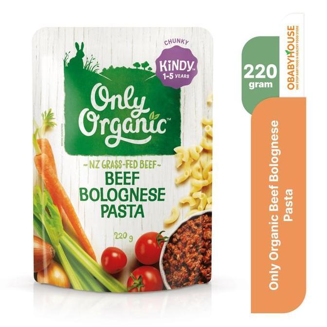 Whynot- Only Organic Beef Bolognese Pasta Kindy 1-5 Years 220 G