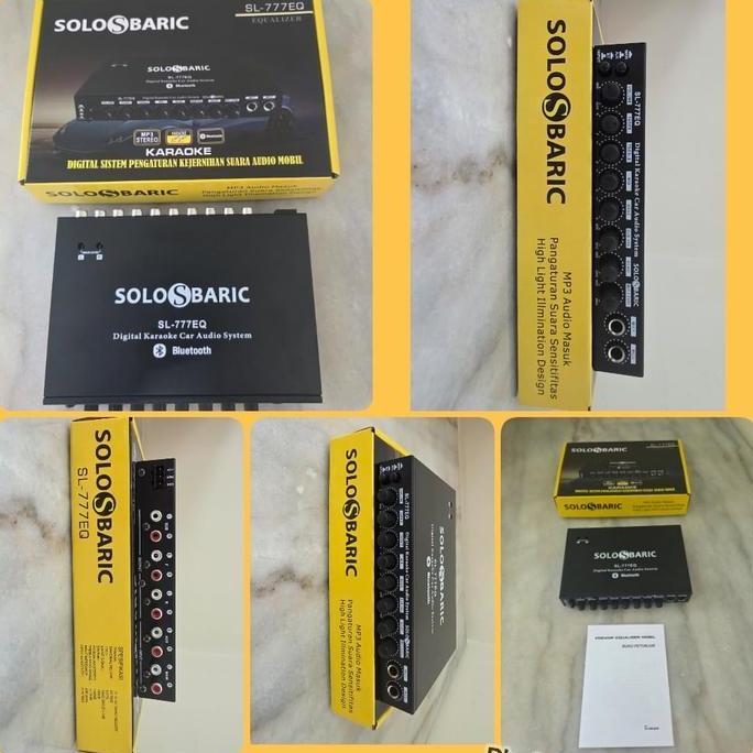 Preamp Parametrik Karaoke Equalizer Solosbaric SL-777EQ / Parametrik Mobil