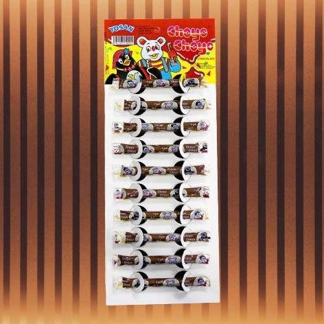 CHOYO - CHOYO COKLAT STICK BPOM / COKLAT PASTA LEMBARAN ISI 10 COKELAT