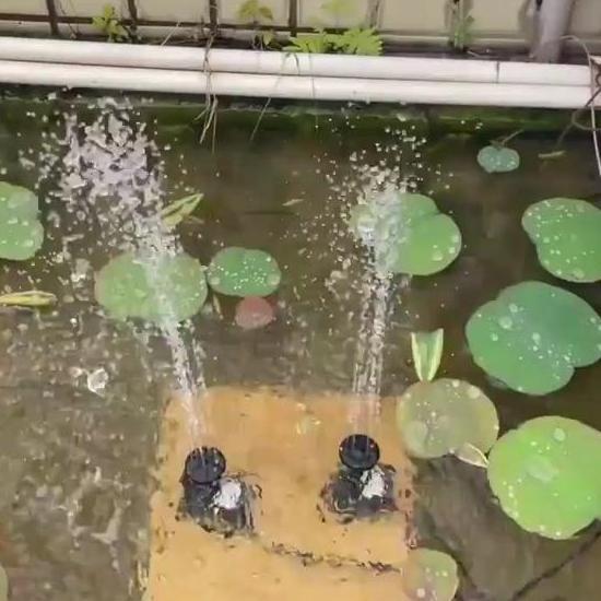 air Mancur/Pancur Solar Power Cell Pompa Celup Air Kolam Tenaga Surya Air Mancur Dekorasi Kolam Ikan
