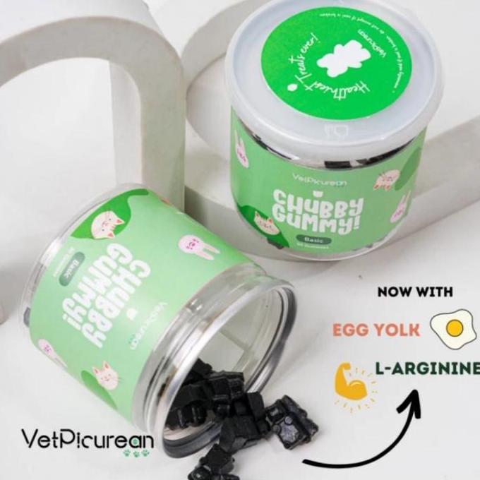 Ready Vetpicurean Chubby Gummy BASIC - Vitamin Anjing Kucing