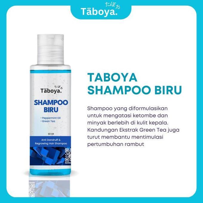 brevanisa  - taboya shampoo biru - atasi permasalahan rambut