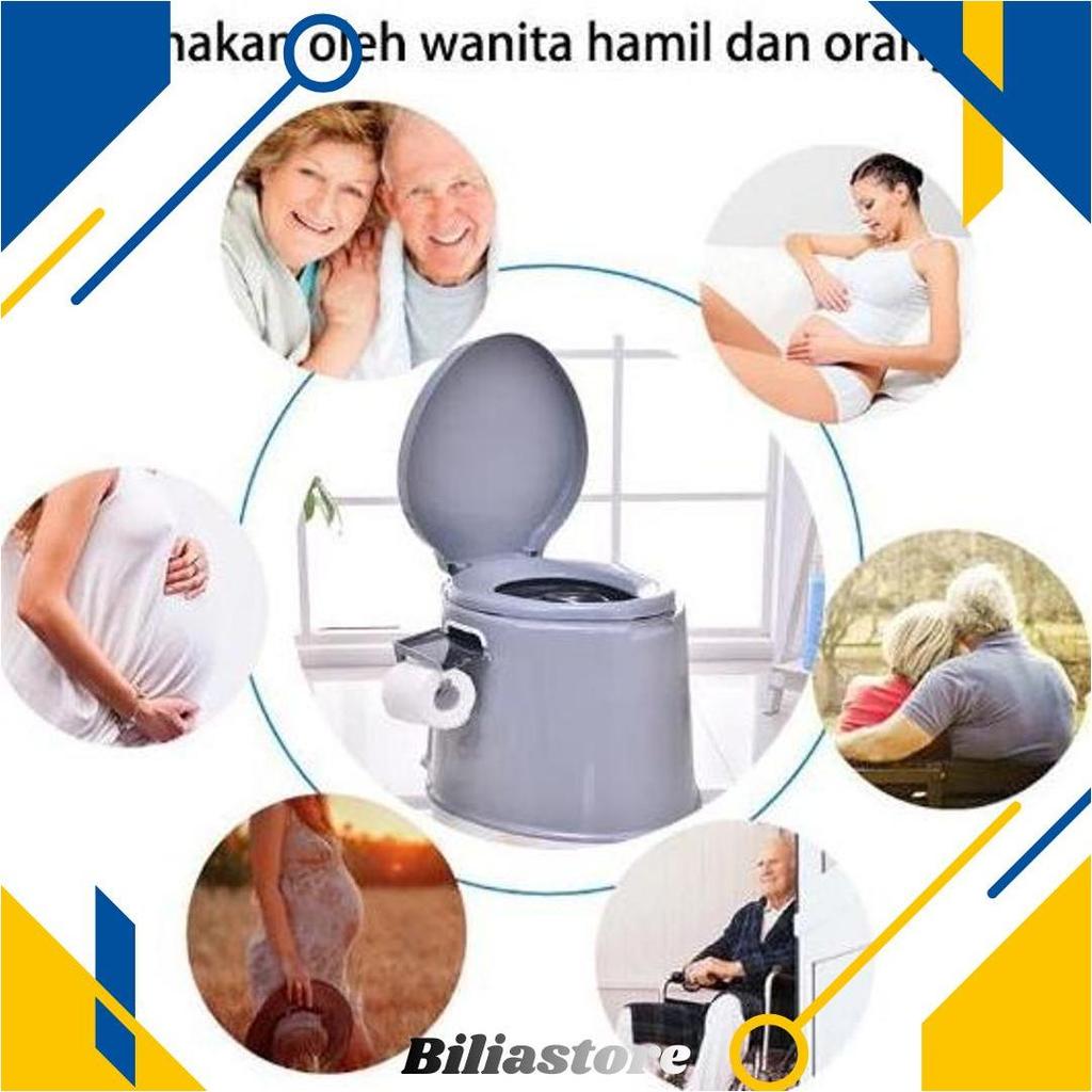 Closet Toilet Duduk Portable + Ember Untuk Lansia & Ibu Hamil - Toilet Duduk Portable Ibu Hamil Lans
