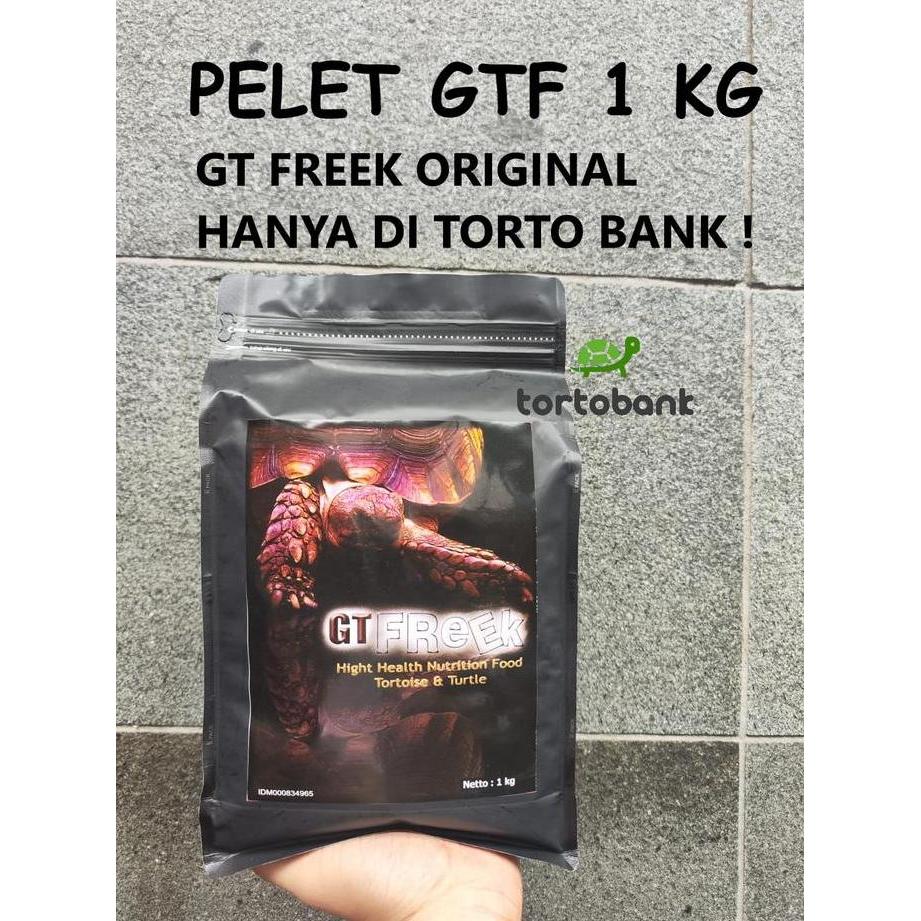 JEVAN_CELLY - ORIGINAL GT FREEK TORTOISE FOOD - MAKANAN KURA GTFREEK - PELET KURA DARAT GTF - GT FRE