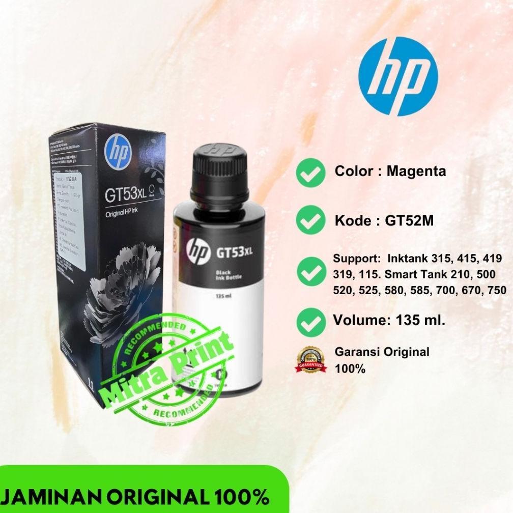 Tinta Printer HP GT51 GT52 GT53 Original 4 Warna Printer