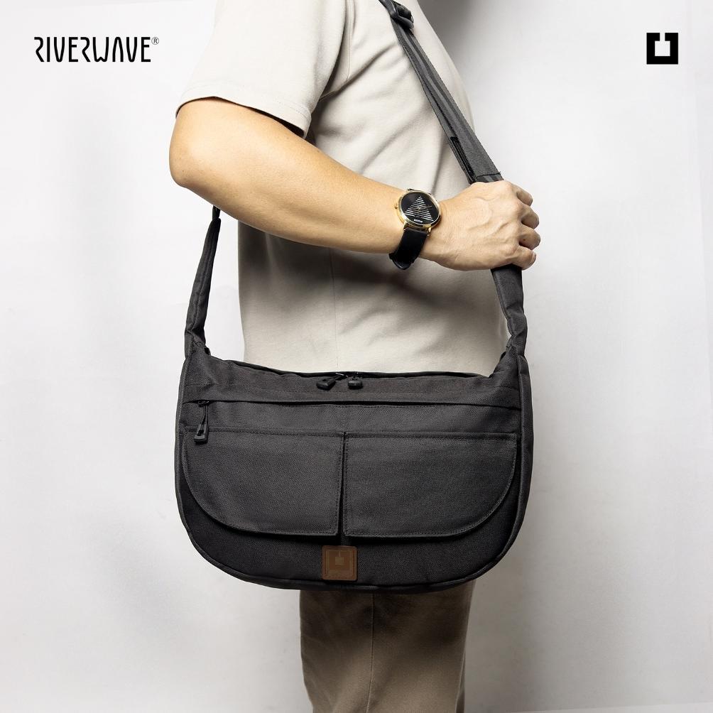 Riverwave Kano Tas Selempang Pria Vintage Premium Slingbag Cowok Keren