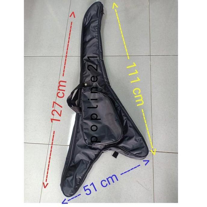 Tas gitar listrik FLYING V / Softcase Flying V Guitar / Jackson