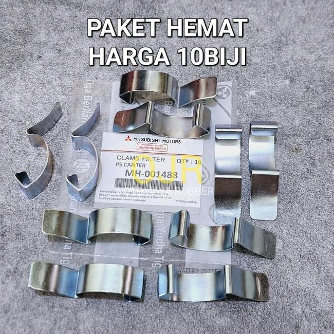Klem Tutup Panci Filter Udara Ps Canter Isi 10Buah