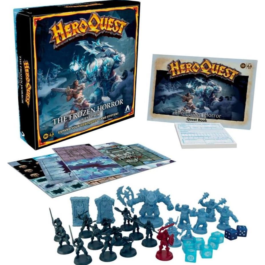 BEST SELLER Avalon Hill HeroQuest The Frozen Horror Quest Pack, Dungeon Crawler Game