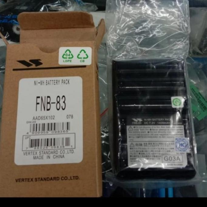 Grosir Battrey Ht Yaesu Fnb-83 Untuk Ht Yaesu Ft-250R Ft-270R Vx-150R Ft-60R