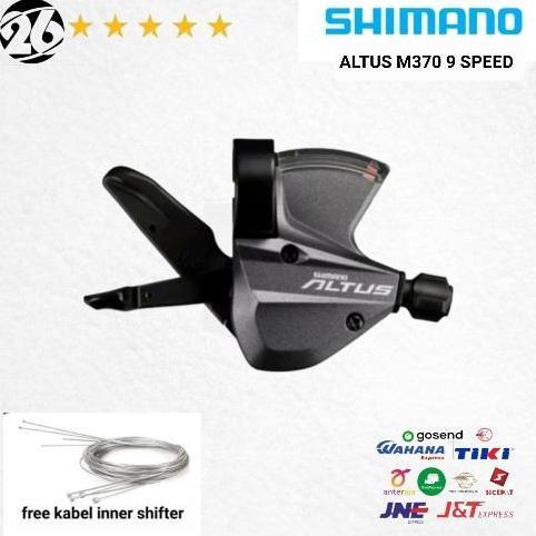 NEW SHIFTER SEPEDA 9 SPEED SHIMANO ALTUS M370  OPERAN GIGI SEPEDA SHIMANO ORI