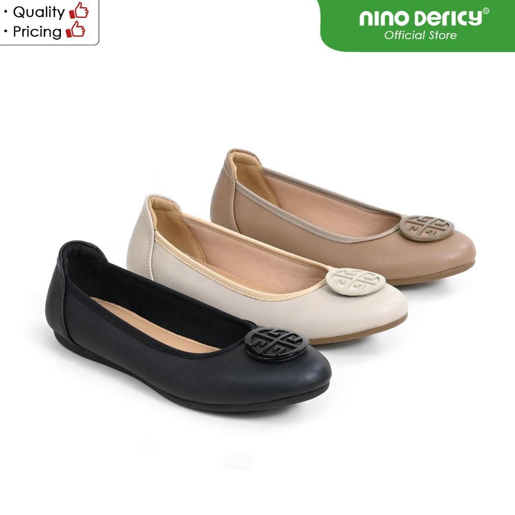 TERBARU NINO DERICY Bea Flat Shoes Wanita / Sepatu Flat Wanita NCP-B 112 (SIZE 37-43)