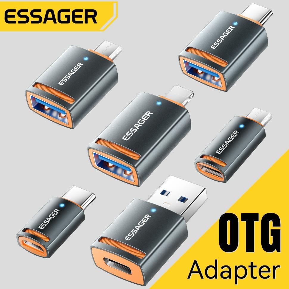 Termurah / Hot Sale Essager Otg Converter Mini Type C To Usb / Usb To Type C /Micro To Type-C / Type