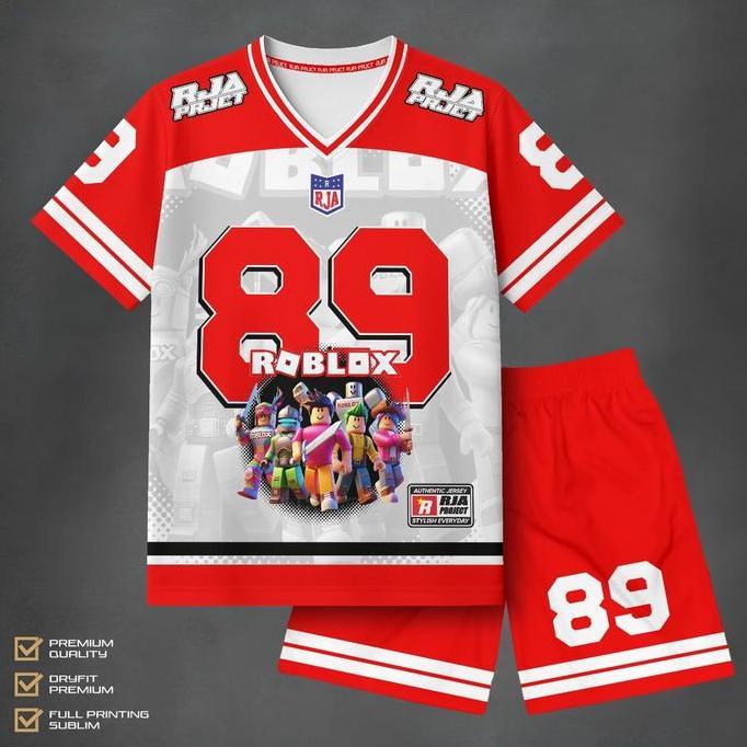 Setelan Jersey Anak Shinobu Premium Fullprint 67 | Setelan Anak Anime Shinobu 67 Bahan Dryfit Lembut