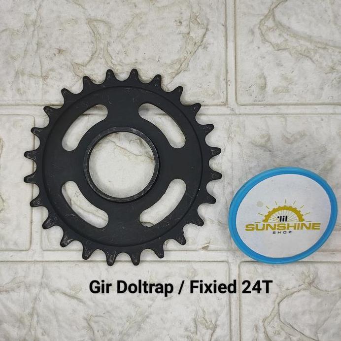 Gir Gear Cog Doltrap Torpedo Drat Ulir Sepeda FIXIE 12T 14T 16T 18T 20T 22T 24T Dan Pengunci Lock Fi